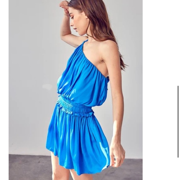 NWOT DO+BE Royal Blue Mini Dress Size M - Picture 4 of 12